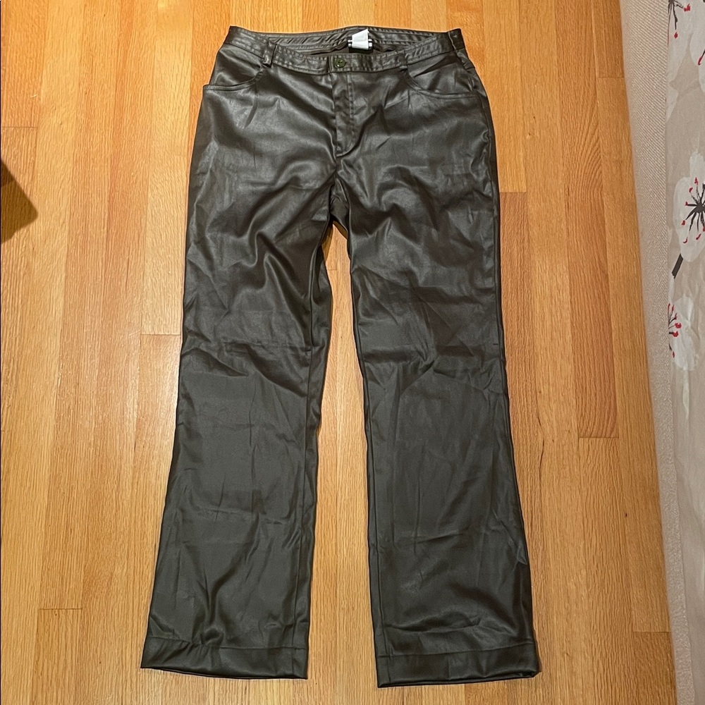 Tracy Evans Women's Dark Gray Silky Dress Pants Size 11